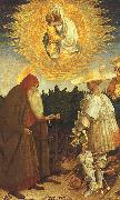 Antonio Pisanello The Virgin and the Child with Saints George and Anthony Abbot painting